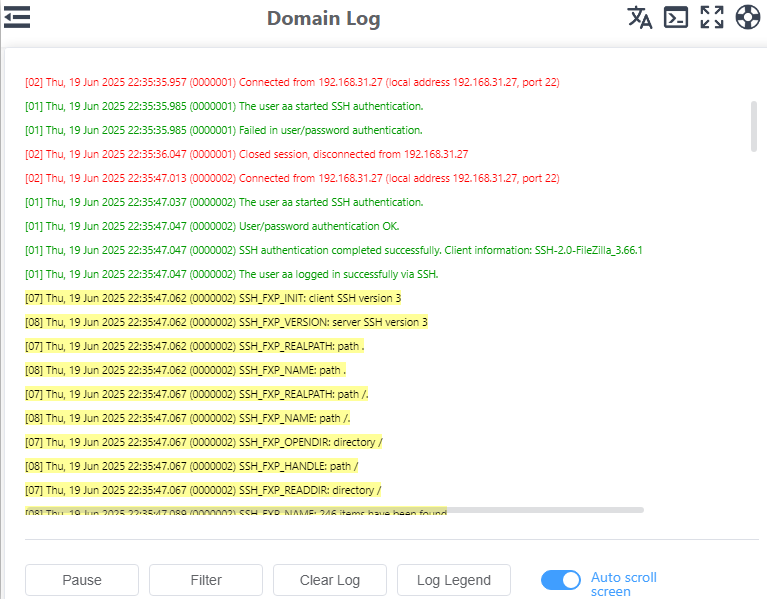 viewlog